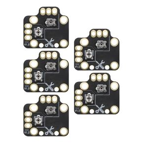 LT Easiyl 5pcs Controller Analog Stick Drift Fix Mod Joystick Module 3D Analog Joystick Drift Repair Board Compatible with PS4 Compatible with PS5 Compatible with Xbox ONE Yellow