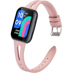 Compatible for Wyze Watch 47mm Band, Slim Vintage Leather Strap Replacement for Women, Man, Wristband Accessories Compatible for Wyze Watch 47mm Smartwatch
