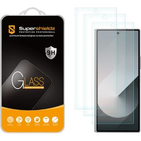 Supershieldz (3 Pack) Designed for Samsung Galaxy Z Fold 6 (Front Screen Only) Tempered Glass Screen Protector, Anti Scratch, Bubble Free