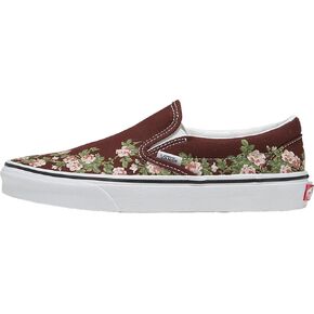 Vans - Unisex Classic Slip-On Shoes, Color WallFlower Floral Bitter Chocolate, Size: 7 M US Mens / 8.5 M US Womens in Saudi Arabia
