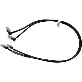 2.8&2.7ft Internal Mini SAS Cable 36pin SFF-8087 x2 Front Angle to SFF-8087 x2 Cable, 85&83cm, Black
