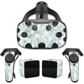 MightySkins Skin Compatible with HTC Vive Full Coverage - Blue Seashells | Protective, Durable, and Unique Vinyl Decal wrap Cover | Easy to Apply, Remove, and Change Styles | Made in The USA