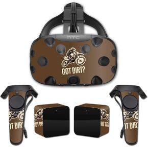 MightySkins Skin Compatible with HTC Vive – Got Dirt | Protective, Durable, and Unique Vinyl Decal wrap Cover | Easy to Apply, Remove, and Change Styles | Made in The USA