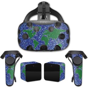 MightySkins Skin Compatible with HTC Vive – Bling World | Protective, Durable, and Unique Vinyl Decal wrap Cover | Easy to Apply, Remove, and Change Styles | Made in The USA
