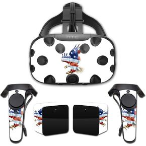 MightySkins Skin Compatible With HTC Vive Full Coverage - American Eagle | Protective, Durable, and Unique Vinyl Decal wrap cover | Easy To Apply, Remove, and Change Styles | Made in the USA