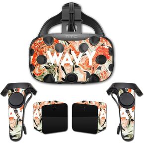 MightySkins Skin Compatible with HTC Vive Full Coverage - Wavy | Protective, Durable, and Unique Vinyl Decal wrap Cover | Easy to Apply, Remove, and Change Styles | Made in The USA