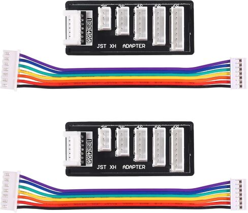 قطعتان من منتجات RC JST-XH-2-6S لوحة توازن شحن بطارية ليبو، محول شاحن توسيع توازن لوحة JST XH gor RC 6S LiPo لشحن البطارية in Saudi Arabia