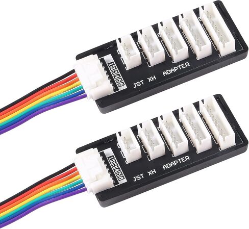 قطعتان من منتجات RC JST-XH-2-6S لوحة توازن شحن بطارية ليبو، محول شاحن توسيع توازن لوحة JST XH gor RC 6S LiPo لشحن البطارية in Saudi Arabia