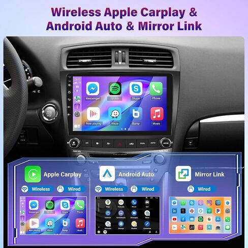 [8-Core 4+64G] راديو Android 13 لسيارة Lexus IS250 IS300 IS350 IS220 2006-2012 - شاشة لمس IPS 10.1 بوصة صوت DSP - تشغيل لاسلكي وAndroid Auto، WiFi، 59UI، تخصيص الصفحة الرئيسية + Canbus in Saudi Arabia