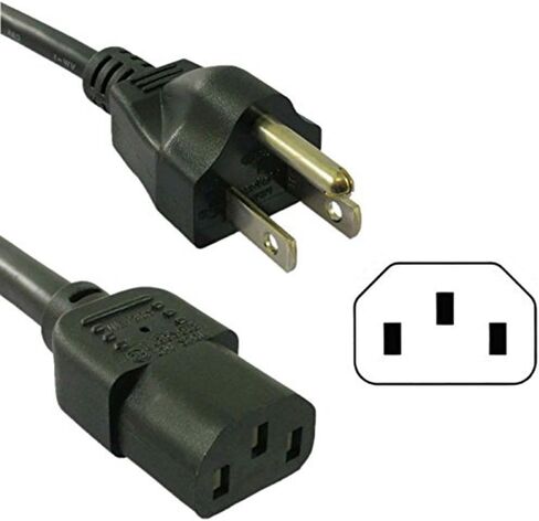 HQRP 10ft AC Power Cord Compatible with ION Block Rocker, Block Party & Live, Job Rocker, Pathfinder Explorer Bluetooth Portable Speaker System Cable Block Rocker iPA76C iPA76A iPA76S IPA23, UL Listed in Saudi Arabia