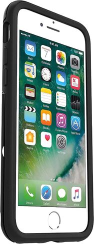 OtterBox Symmetry Series Case for iPhone SE 3rd Gen (2022), iPhone SE 2nd (2020), iPhone 8, iPhone 7 (Not Plus) - Non Retail Packaging - Black in Saudi Arabia