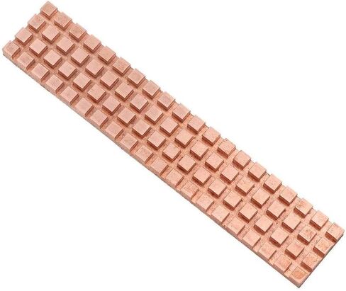 مجموعة المبدد الحراري النحاسي Easycargo M.2 22100، المشتت الحراري المبرد + وسادة حرارية للتبريد M2 SSD 22110 NGFF NVME SSD (97 مم × 18 مم × 4 مم) (حزمة نحاسية واحدة 4 مم) in Kuwait