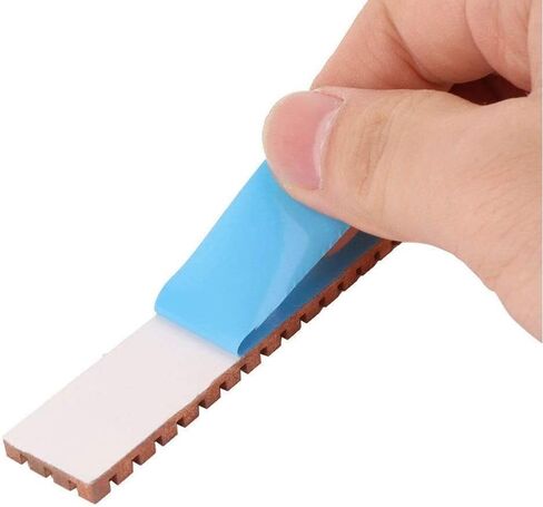 مجموعة المبدد الحراري النحاسي Easycargo M.2 22100، المشتت الحراري المبرد + وسادة حرارية للتبريد M2 SSD 22110 NGFF NVME SSD (97 مم × 18 مم × 4 مم) (حزمة نحاسية واحدة 4 مم) in Kuwait