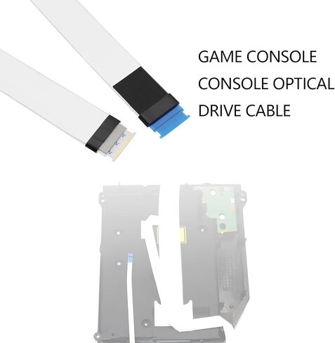 SING F LTD قطعتان من كابل DVD لمحرك أقراص DVD وشريط مرن متوافق مع Sony Playstation 4 KEM-490 Drive Game Console جزء بديل in Saudi Arabia