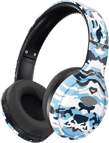 Kids Bluetooth Headphones, Kids Headphones Wireless with Built-in Mic, HD Sound, Over-Ear Foldable Bluetooth 5.3 Headsets for Boys Girls School Travel Airplane iPad Tablet (Gray) in Saudi Arabia