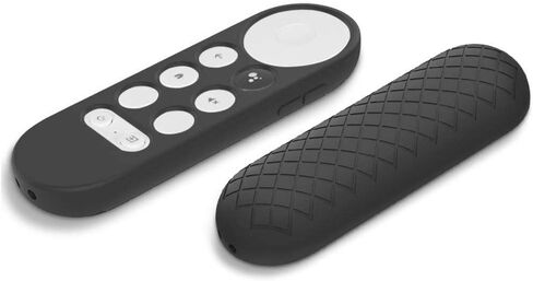 Remote Case for Chromecast with Google TV Voice 4K HD Voice Control Cover (Black) in Saudi Arabia