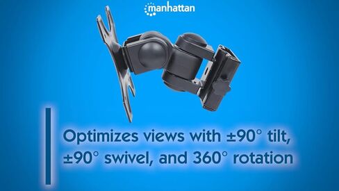 MANHATTAN Monitor TV Wall Mount - Up to 22 Inches & 26 lbs – 75x75 & 100x100 VESA – Heavy Duty - Full Motion Tilt Swivel Rotation - for Computer LCD LED TV Flat Screen – Lifetime Mfg Warranty – 432351 in Saudi Arabia