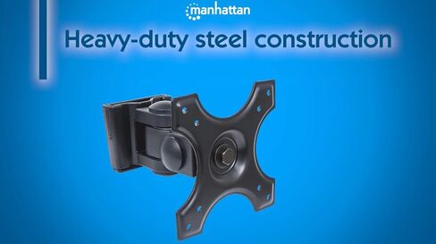 MANHATTAN Monitor TV Wall Mount - Up to 22 Inches & 26 lbs – 75x75 & 100x100 VESA – Heavy Duty - Full Motion Tilt Swivel Rotation - for Computer LCD LED TV Flat Screen – Lifetime Mfg Warranty – 432351 in Saudi Arabia