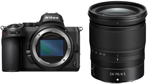 كاميرا Nikon Z5 بدون مرآة كاملة الإطار مع مجموعة عدسات مقاس 24-70 مم f/4 + بطارية 3X EN-EL15C + بطاقة ذاكرة SF-M Tough Series 2X سعة 64 جيجابايت + برنامج تحرير الصور + ميكروفون + شاشة خارجية + المزيد (متجددة) in Saudi Arabia