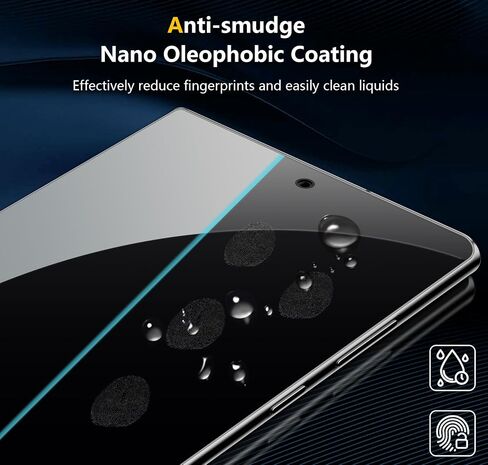 [2 Pack] for Galaxy S23 Ultra Privacy Screen Protector 6.8-Inch, 9H Tempered Glass Film, 3D Curved, Anti-Spy Film for S23 Ultra 5G Glass Screen Protector [Don’t Support Fingerprint Unlock] in Saudi Arabia