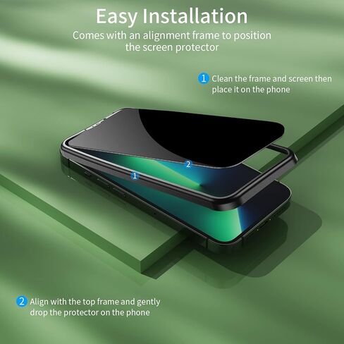[2 Pack] for Galaxy S23 Ultra Privacy Screen Protector 6.8-Inch, 9H Tempered Glass Film, 3D Curved, Anti-Spy Film for S23 Ultra 5G Glass Screen Protector [Don’t Support Fingerprint Unlock] in Saudi Arabia