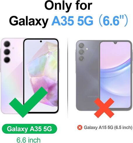 حافظة محفظة لهاتف Samsung Galaxy A35 5G، حافظة هاتف Galaxy A35 5G من جلد البولي يوريثان، غطاء واقٍ قابل للطي وحزام معصم وجيب بسحاب وفتحات لبطاقات الائتمان وحجب RFID، للنساء والرجال، أحمر خمري in Kuwait