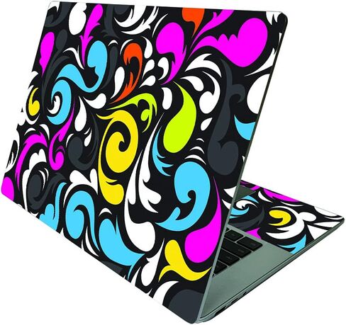 MightySkins Skin Compatible with Microsoft Surface Laptop 4 15" - Black Diamond Plate | Protective, Durable, and Unique Vinyl Decal wrap Cover | Easy to Apply and Change Styles | Made in The USA in Saudi Arabia