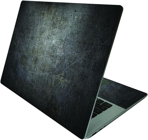 MightySkins Skin Compatible with Microsoft Surface Laptop 4 15" - Black Diamond Plate | Protective, Durable, and Unique Vinyl Decal wrap Cover | Easy to Apply and Change Styles | Made in The USA in Saudi Arabia