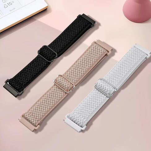 3 Pack Stretchy Nylon Bands Compatible with Woneligo/Fitpolo Smart Watch IDW13, 22mm Soft Elastic Straps for ENOMIR IDW19/MILOUZ IDW19/Gydom IDW19/Faweio IDW19/Hoowel IDW19/Amzhero IDW19/TOOBUR IDW19/Tensky IDW19/WNH IDW19 Smart Watch Band for Women Men. in Saudi Arabia
