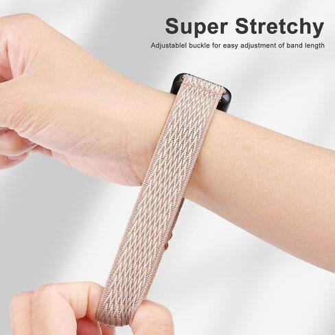 3 Pack Stretchy Nylon Bands Compatible with Woneligo/Fitpolo Smart Watch IDW13, 22mm Soft Elastic Straps for ENOMIR IDW19/MILOUZ IDW19/Gydom IDW19/Faweio IDW19/Hoowel IDW19/Amzhero IDW19/TOOBUR IDW19/Tensky IDW19/WNH IDW19 Smart Watch Band for Women Men. in Saudi Arabia