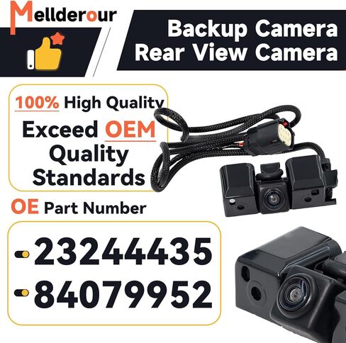 كاميرا احتياطية كاميرا الرؤية الخلفية متوافقة مع Chevy Silverado Cheyenne GMC Sierra 1500 2500 HD 3500 HD 2014-2015. يستبدل # 22803702، 23306741. in Kuwait