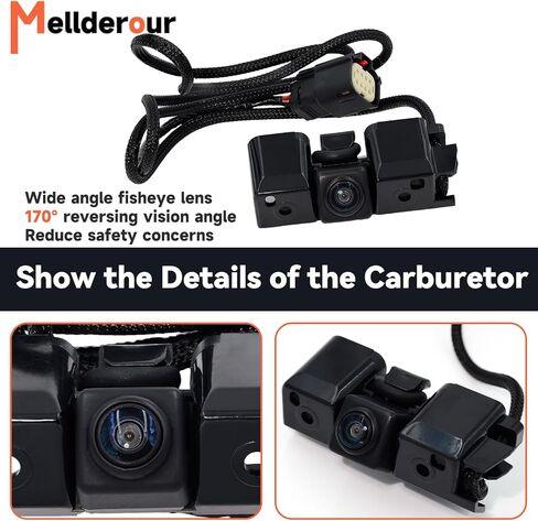 كاميرا احتياطية كاميرا الرؤية الخلفية متوافقة مع Chevy Silverado Cheyenne GMC Sierra 1500 2500 HD 3500 HD 2014-2015. يستبدل # 22803702، 23306741. in Kuwait