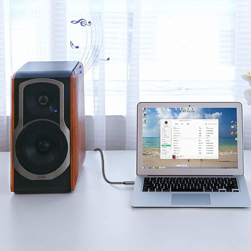 Oluote 6.35 مم 1/4 بوصة ذكر إلى 3.5 مم 1/8 بوصة كابل صوت ستيريو TRS ذكر، غطاء من سبائك الزنك وجديلة نايلون، للجيتار، البيانو، مكبرات الصوت، أجهزة المسرح المنزلي، أو وحدة التحكم بالخلط (1.5 متر/4.92 قدم) in Kuwait