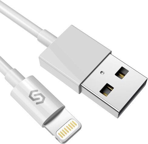 Syncwire Lightning Cable [Apple MFi Certified] - 6 Ft Super-Durable iPhone Charger Cord with 12000 Bend Lifespan for iPhone 11, XS, Max, XR, X, 8 7 6S 6 Plus, Ipad, iPod & More - White in Saudi Arabia