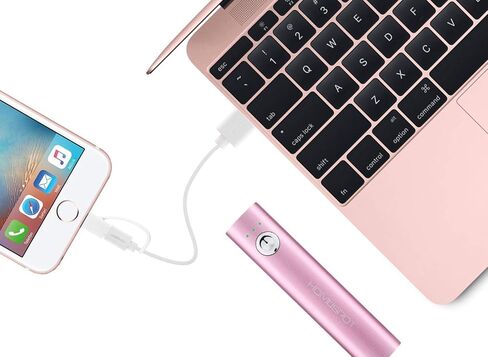 HomeSpot iPhone Charger, Micro USB to 8 pin Lightning Adapter Converter with Tether Keeper Sleeve, Apple MFi Certified for iPhone 7 Plus 6s Plus 6 Plus 5 5s 5c, iPad Mini Air Pro iPod Touch (White) in Kuwait