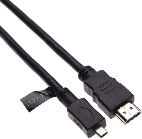 كابل Micro HDMI، سلك HDMI عالي السرعة (النوع D) إلى HDMI (النوع A) لتوصيل Tesco Hudl، Acer Iconia، Asus، Nikon، Sony، Olympus Camera Tablet TV (5M / 16FT) in Kuwait