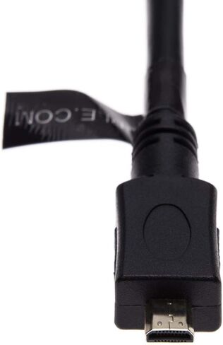 كابل Micro HDMI، سلك HDMI عالي السرعة (النوع D) إلى HDMI (النوع A) لتوصيل Tesco Hudl، Acer Iconia، Asus، Nikon، Sony، Olympus Camera Tablet TV (5M / 16FT) in Kuwait