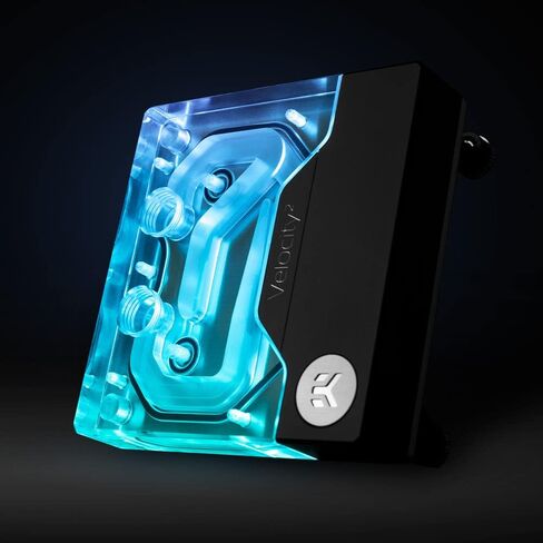 كتل المياه EK متوافقة مع EK-Quantum Velocity² D-RGB CPU Wasserkühler - Intel 1200، Nickel + Acrylic in Saudi Arabia