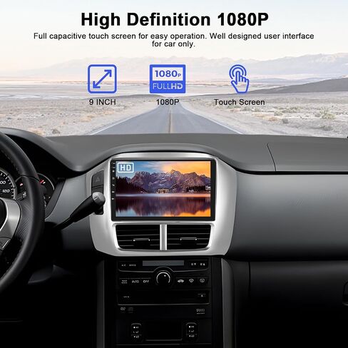 2+64GB 9 Inch Car Stereo Android 13 for Honda Pilot 2006-2008 Stereo with Wireless CarPlay Android Auto Touch Screen Radio Dash Kit with GPS WiFi USB Mic Backup Camera in Saudi Arabia