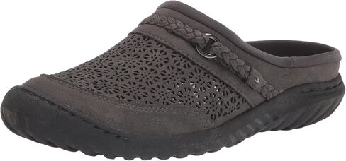 JBU Womens Samaria Mules Flats Casual - Brown in Saudi Arabia