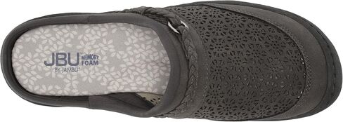 JBU Womens Samaria Mules Flats Casual - Brown in Saudi Arabia