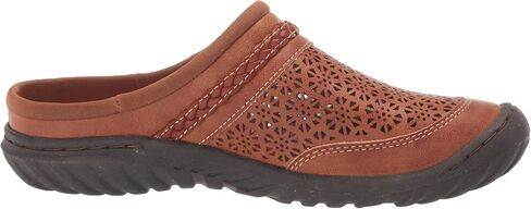 JBU Womens Samaria Mules Flats Casual - Brown in Saudi Arabia