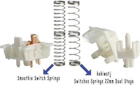 150g Switch Spring 110Pcs/Box 22mm Long Spring for Keyboard Switches 2-Stage Spring for Replacement Standard MX Style Switches (150g) in Saudi Arabia