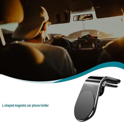 حامل هاتف عالمي أسود مزود بفتحة تهوية للسيارة وحامل تثبيت مغناطيسي للهاتف الخلوي GPS Suporte حامل هاتف السيارة الخلوي، وحوامل الهاتف الخلوي للسيارات، والإكسسوارات، والسيارات in Saudi Arabia