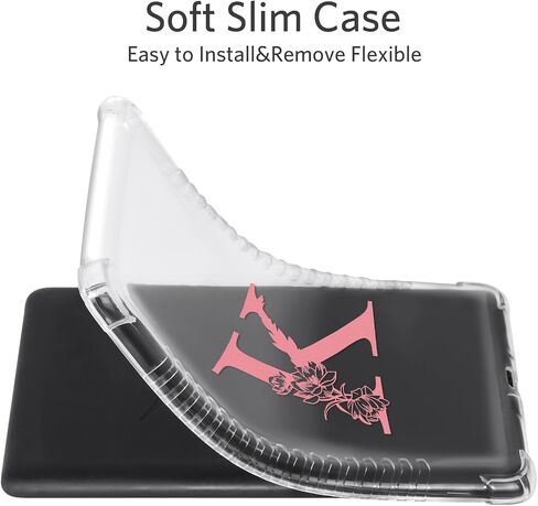 CoBak Clear Case & Hand Strap for Kindle Paperwhite 11th Gen 2021 & Signature Edition(6.8")-Lightweight Scratch-Proof Silicone Back Cover. Perfectly Clear Protection in Saudi Arabia