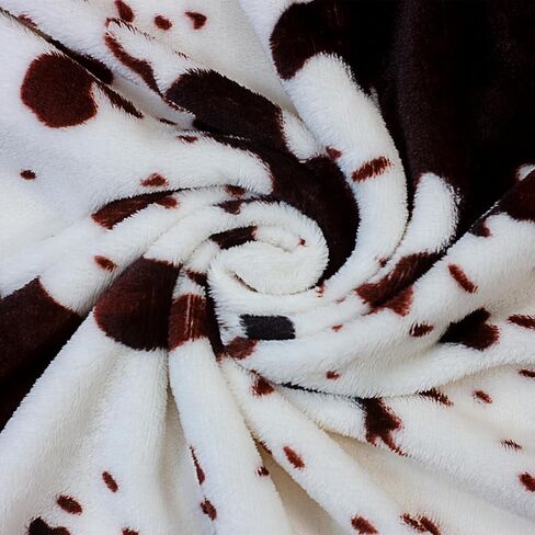 Cow Print Blanket, Soft Lightweight Cow Baby Blankets for Boys Girls, Double-Sided Cute Black Cow Blanket Soft Warm Cozy Toddler Blankets for Boys Daycare, Cow Gifts for Kids Blanket 50x40 inch in Saudi Arabia