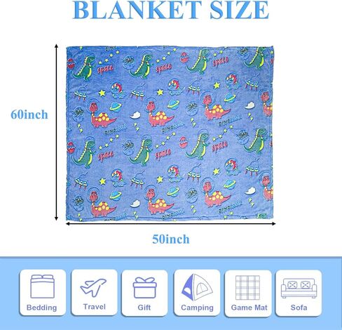 Cow Print Blanket, Soft Lightweight Cow Baby Blankets for Boys Girls, Double-Sided Cute Black Cow Blanket Soft Warm Cozy Toddler Blankets for Boys Daycare, Cow Gifts for Kids Blanket 50x40 inch in Saudi Arabia