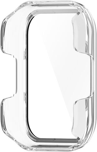 E ECSEM Case with Tempered Glass Screen Protector for SKG V7 & SKG V7 Pro, Slim Guard Bumper Full Coverage Hard PC Protective Cover HD Ultra-Thin Cover for SKG V7/V7 Pro Smartwatch in Saudi Arabia