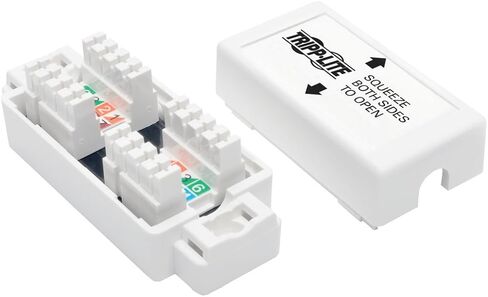 Tripp Lite Cat6 Cat5e Shielded Junction Box, 110 Style Punch Down (N237-001-SH), Silver in Kuwait