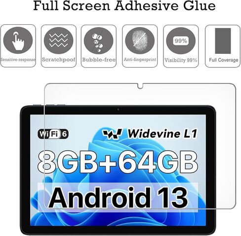 2PACK 9H واقي شاشة من الزجاج المقسى لجهاز UMIDIGI G1 Tab/UMIDIGI G2 Tab/UMIDIGI G1 Tab Kids 10.1 بوصة in Saudi Arabia